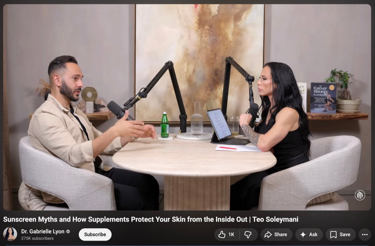 Dr. Teo Soleymani featured on Dr. Gabrielle Lyon's health podcast