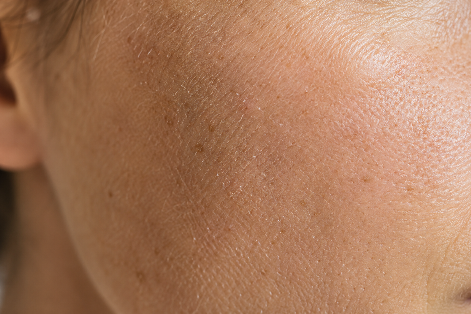 Close-up of natural skin texture
